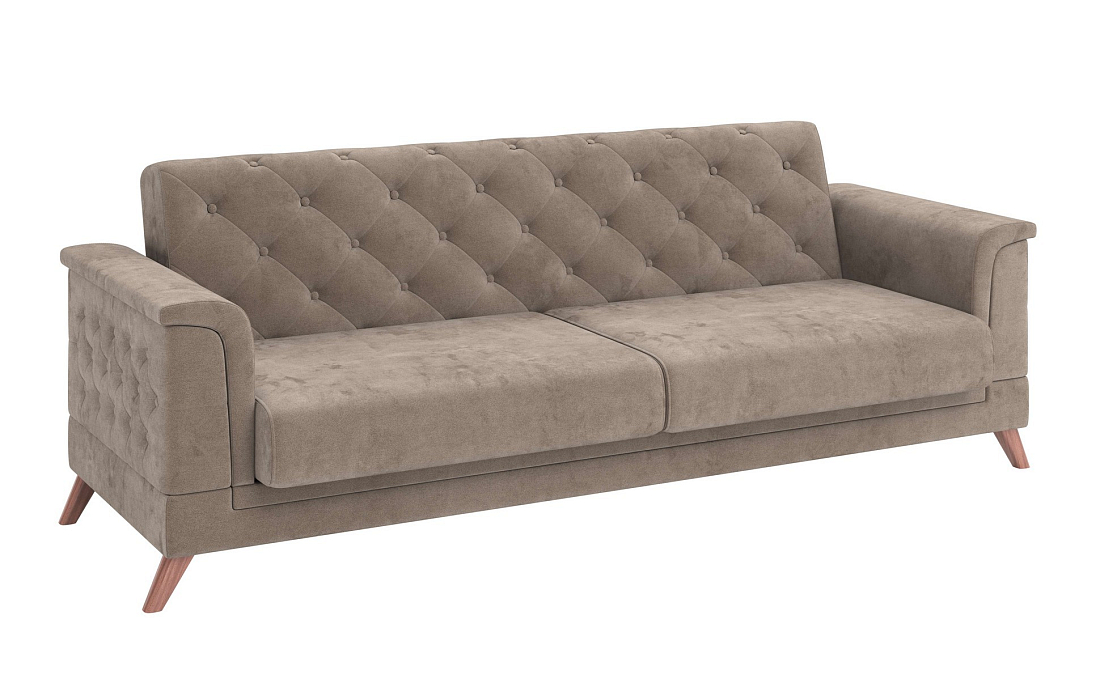 Амарант М / диван - кровать велюр тенерифе хумус